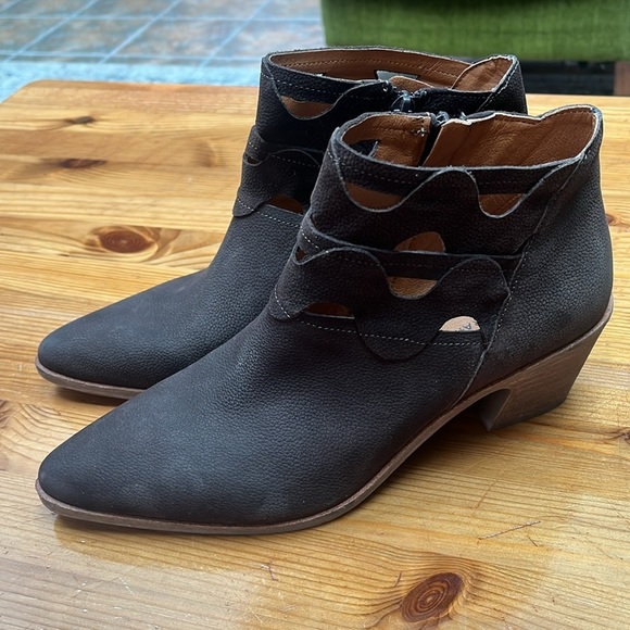 Lucky Brand Women’s Rita Strappy Buckle Wedge Sandals chocolate brown Size 8.5 - Picture 6 of 11